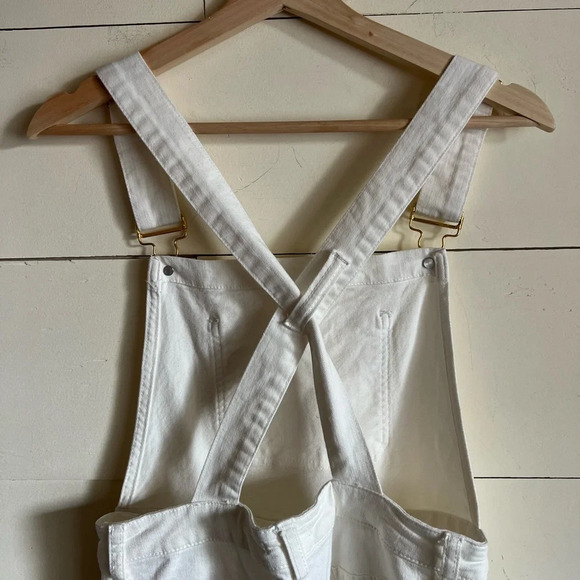 We Wore What Basic Denim White Overalls - Picture 9 of 14